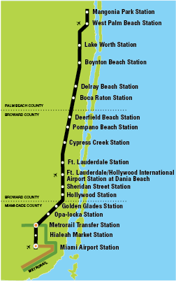 Tri Rail Miami Map Hfcc B16 Miami Transportation Tri-Rail